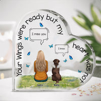 Thumbnail for Beloved Pet Memorial - Heart Acrylic Plaque  - Heart Acrylic Plaque AA