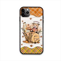 Thumbnail for Personalized Dog Mom Love Fall Pattern Phone Case PC - Customized Phone Case AA