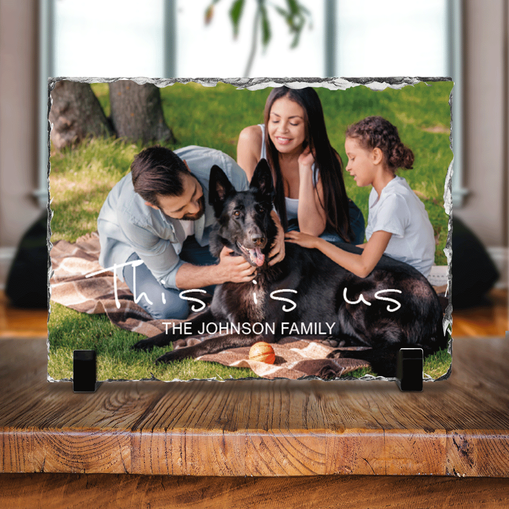 This Is Us, Family Photo Gallery Slate Photo - Memorial Gift AZ