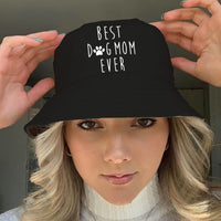 Thumbnail for Best Dog Mom Ever Bucket Hat AI