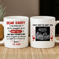 Thumbnail for Snuggled up in belly's Mom - Personalized Coffee Mug AO