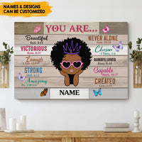 Thumbnail for Loving You Are - Personalized Canvas For Kids AK