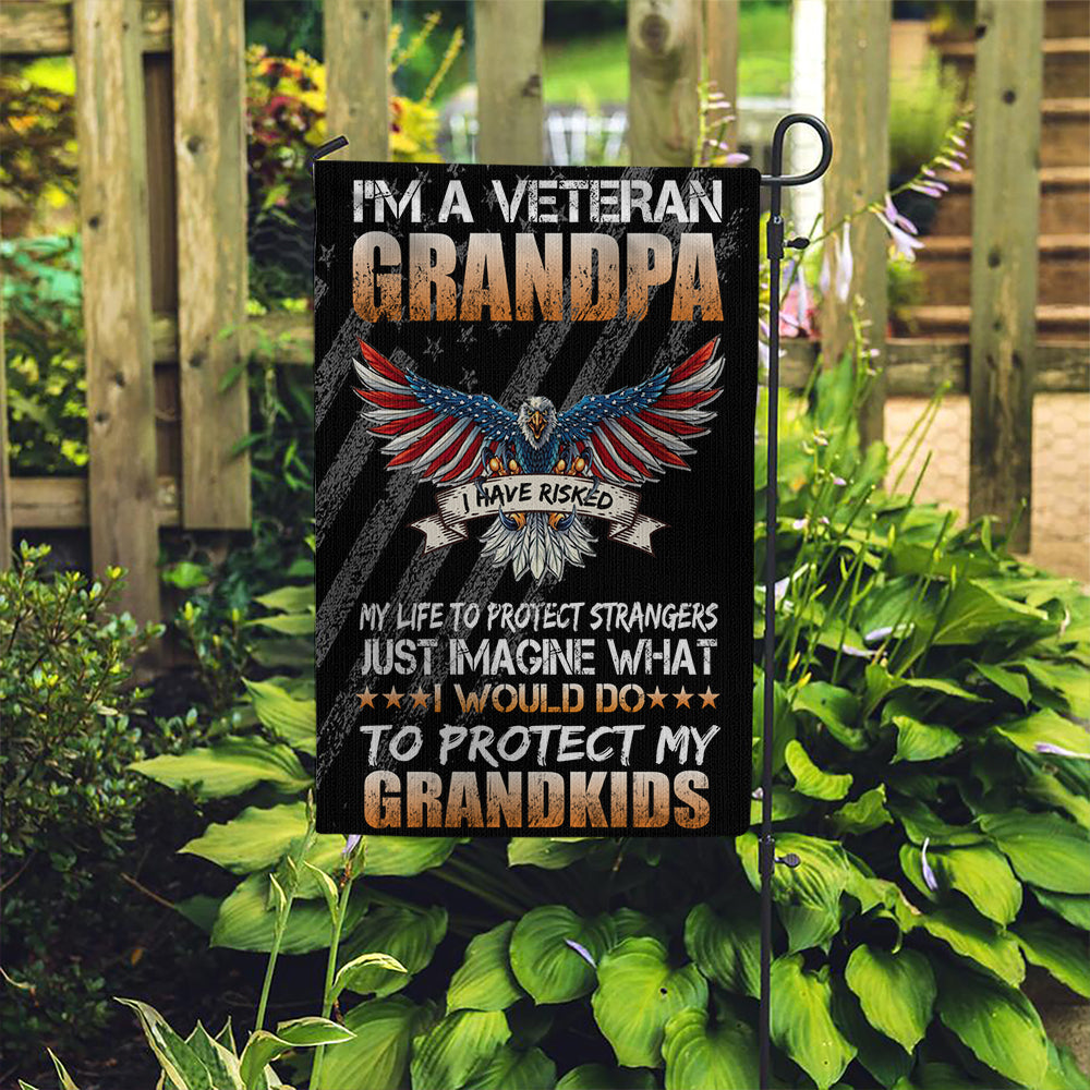 Veteran Grandpa Flag,Gifts for Grandpa, Father's day AD