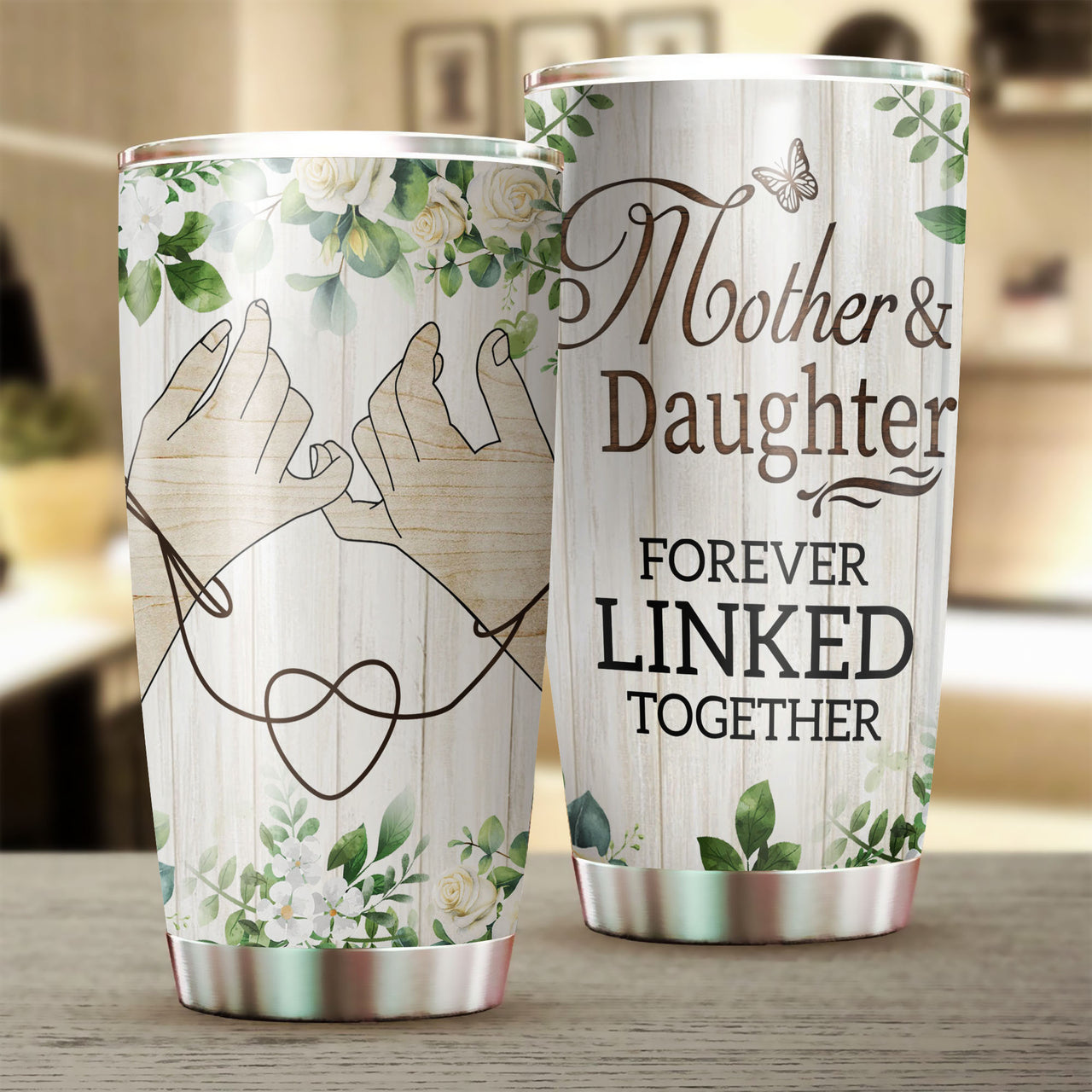 Mother And Daughter Forever Linked Together Tumber AA
