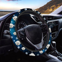Thumbnail for Custom Galaxy Dog Cat Photo Car Steering Wheel Cover, Pet Lover Gift JonxiFon