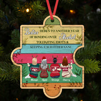 Thumbnail for Personalized You Are My Missing Piece Besties Friends, Customized Holiday Ornament AE
