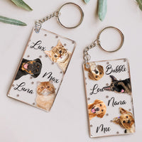 Thumbnail for Personalized Cat Dog Photo Acrylic Keychain, Gift For Pet Lovers JonxiFon