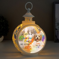 Thumbnail for I Wish The Rainbow Bridge Dog Cat LED Light Ornament, Memorial Gift AE