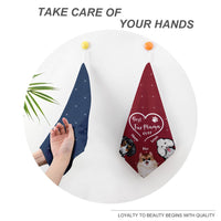 Thumbnail for Custom Best Fur Mama Ever Dog Cat Hand Towel, Pet Lover Gift JonxiFon