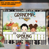 Thumbnail for Grandkids Spoiled Here, Gift For Mother's Day, Grandma - Customized Doormat AB