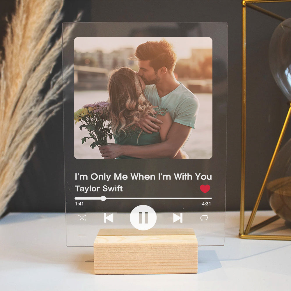 Couple Personalised Song Playlist - Acrylic Plaque AC