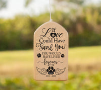 Thumbnail for If love could saved you - Personalized Wind Chimes AZ