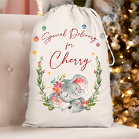 Thumbnail for Custom Baby Name Christmas Bag, Christmas Gift AB