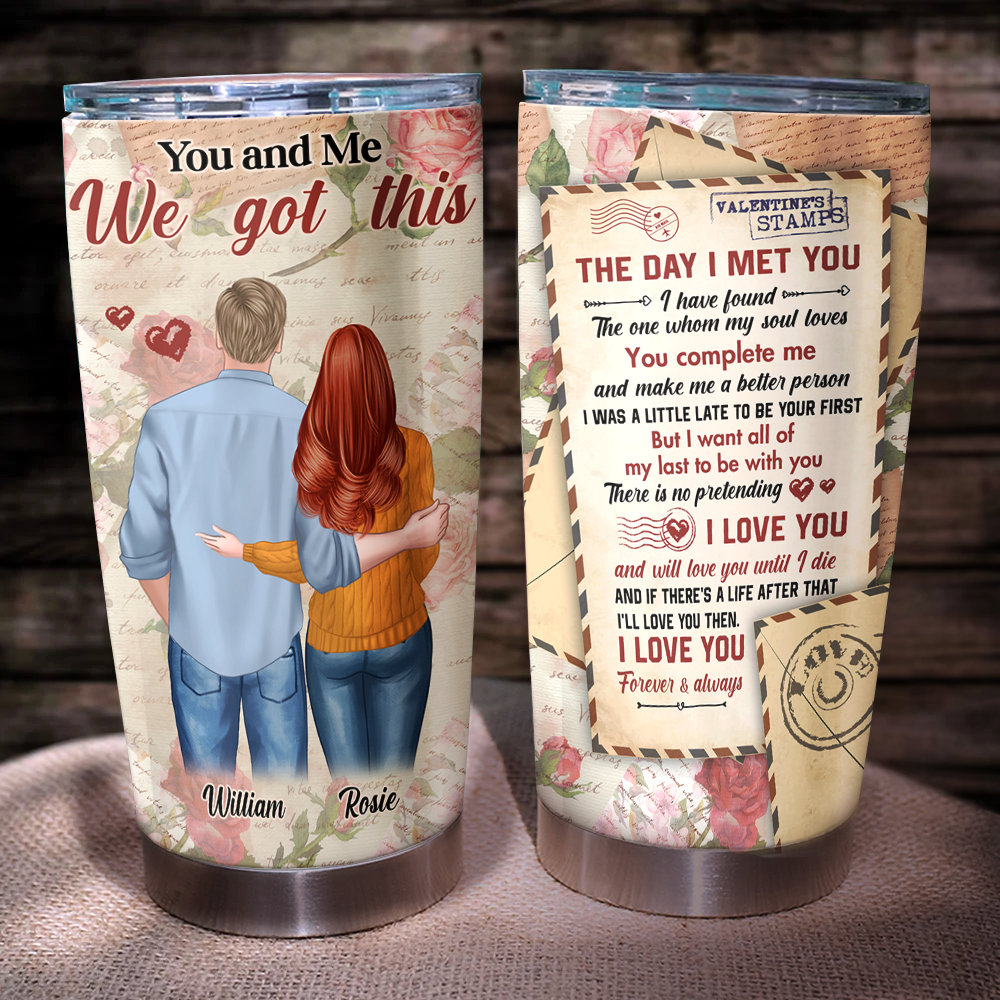 Custom Portrait Valentines Day Gift for Him Gift for Her Couple