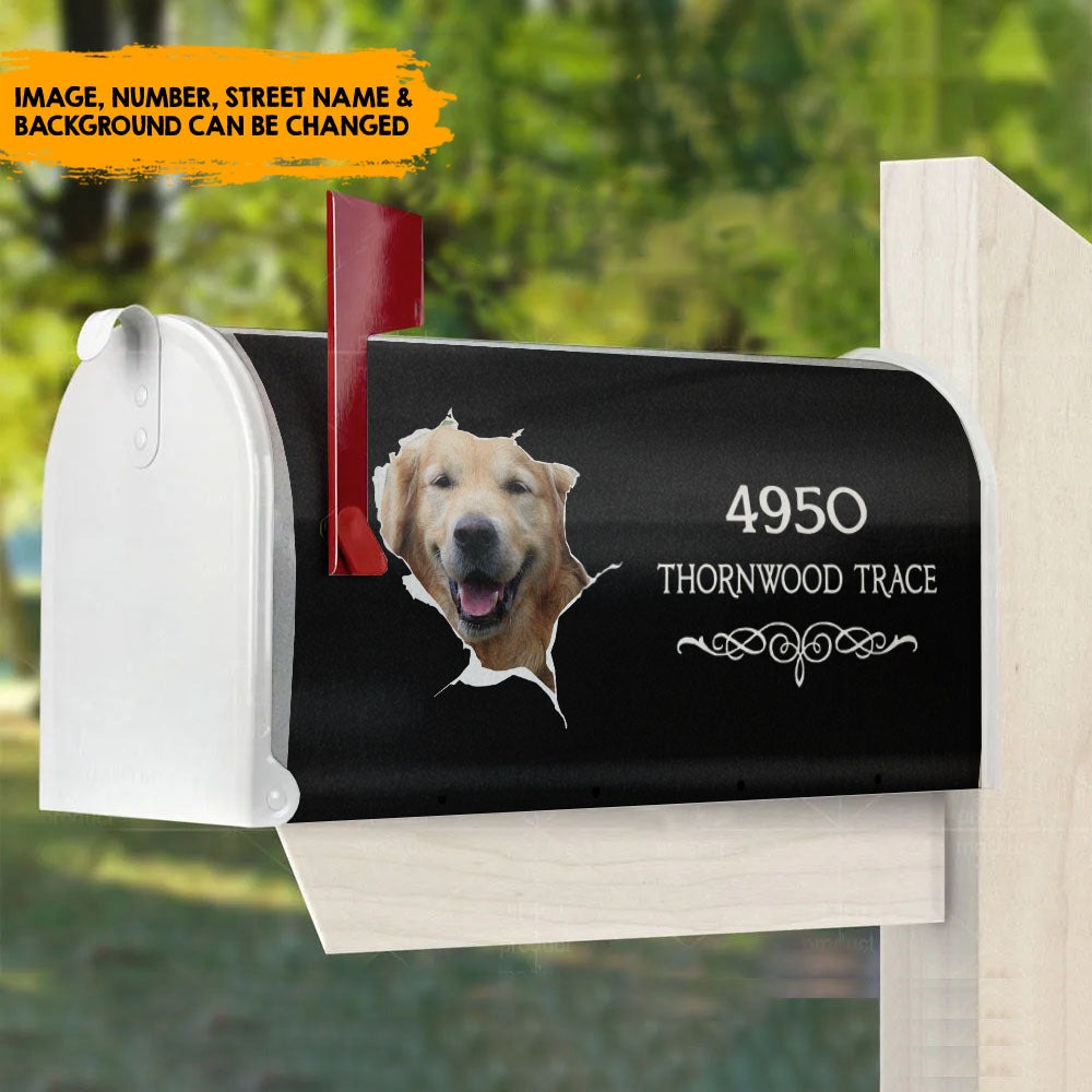 Torn Paper - Customized Address Mailbox Cover AF