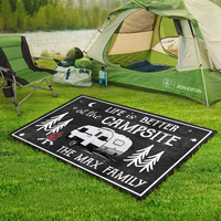 Thumbnail for Custom Life Is Better At The Campsite Photo Patio Mat, Gift For Camper AB