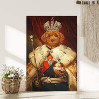 Thumbnail for Royal Pet Portrait - Personalized Canvas AK