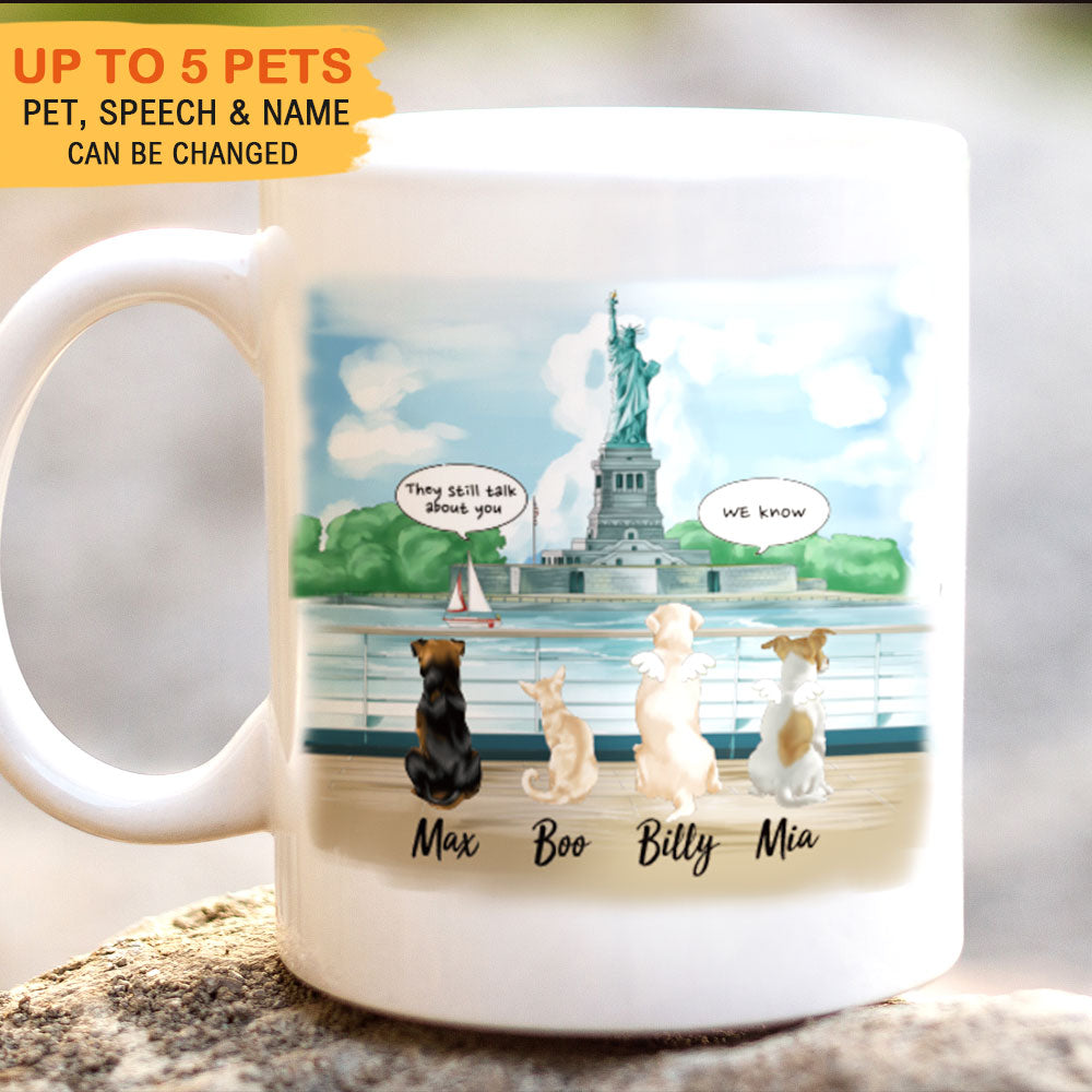 Statue of liberty- Dog Cat - Personalized Mug For Dog&Cat Lovers AO