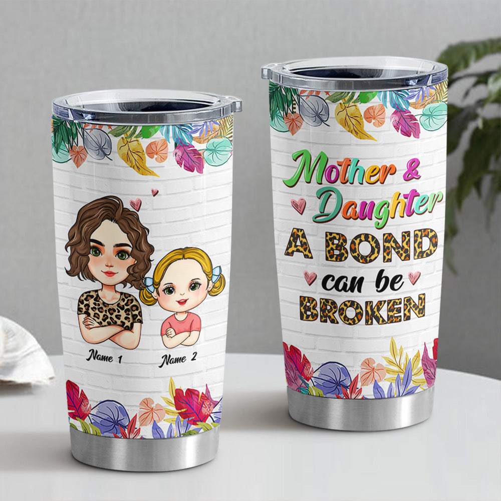 Personalized Like Mother Like Daughter Tumbler, Gift For Daughter AA