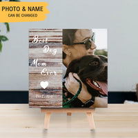 Thumbnail for Personalized Dog Memorial Square Stone Album-Dog Gift-Best Dog Mom AZ