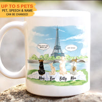 Thumbnail for Eiffel Tower- Dog Cat - Personalized Mug For Dog&Cat Lovers AO