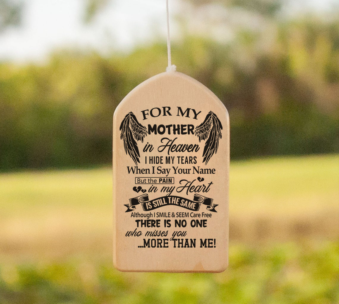 I hide my tears When I say Your Name - Memorial Personalized Wind Chimes AZ