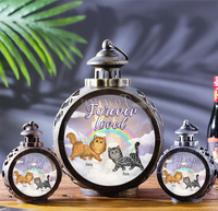 Thumbnail for Personalized Memorial Cat Christmas LED Light Ornament, Sympathy Gift For Cat Lover AE