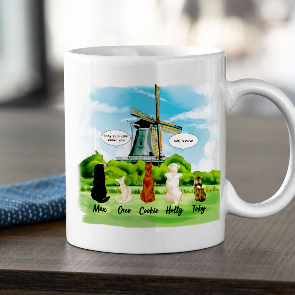 Windmills- Dog Cat - Personalized Mug For Dog&Cat Lovers AO