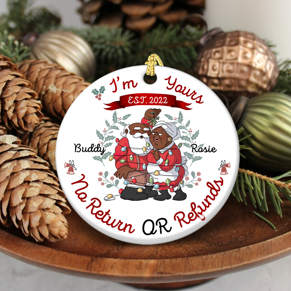 Personalizable Christmas Ornament Topper compatible with 40 oz
