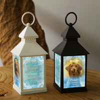 Thumbnail for Personalized Angels Sometimes Have Paws Dog Memorial Lantern, Sympathy Gift For Dog Lovers JonxiFon