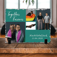 Thumbnail for Together Forever Couple Blessed Slate Photo - Memorial  Gift AZ
