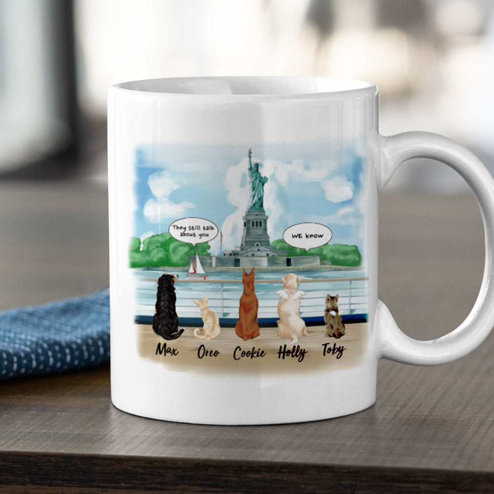Statue of liberty- Dog Cat - Personalized Mug For Dog&Cat Lovers AO