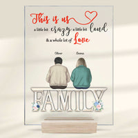 Thumbnail for This Is Us A Little Bit Personalized Acrylic Plaque AC