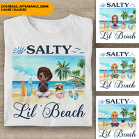 Thumbnail for Salty Lil Beach - Customized T Shirt CustomCat