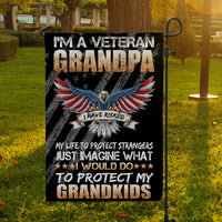 Thumbnail for Veteran Grandpa Flag,Gifts for Grandpa, Father's day AD