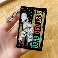 Thumbnail for Personalized Best Dad Ever Acrylic Keychain, Gift For Dad JonxiFon