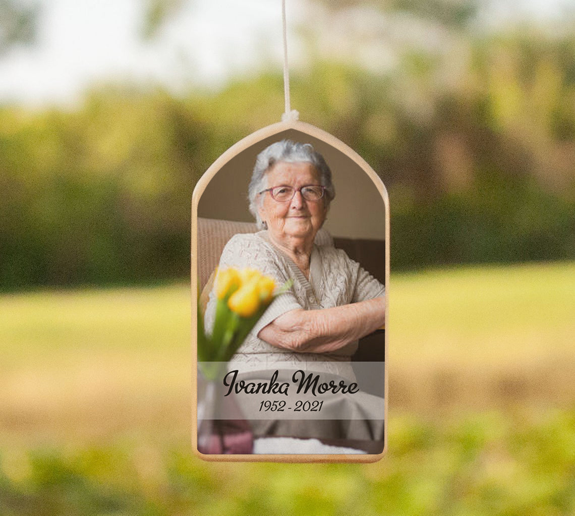 I hide my tears When I say Your Name - Memorial Personalized Wind Chimes AZ