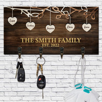 Thumbnail for Home Sweet Home Personalized Key Hanger, Key Holder AA
