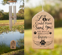 Thumbnail for If love could saved you - Personalized Wind Chimes AZ