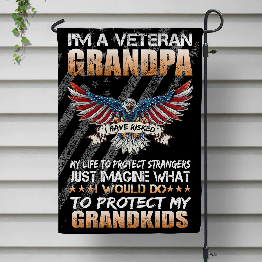 Veteran Grandpa Flag,Gifts for Grandpa, Father's day AD