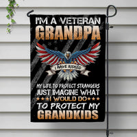 Thumbnail for Veteran Grandpa Flag,Gifts for Grandpa, Father's day AD