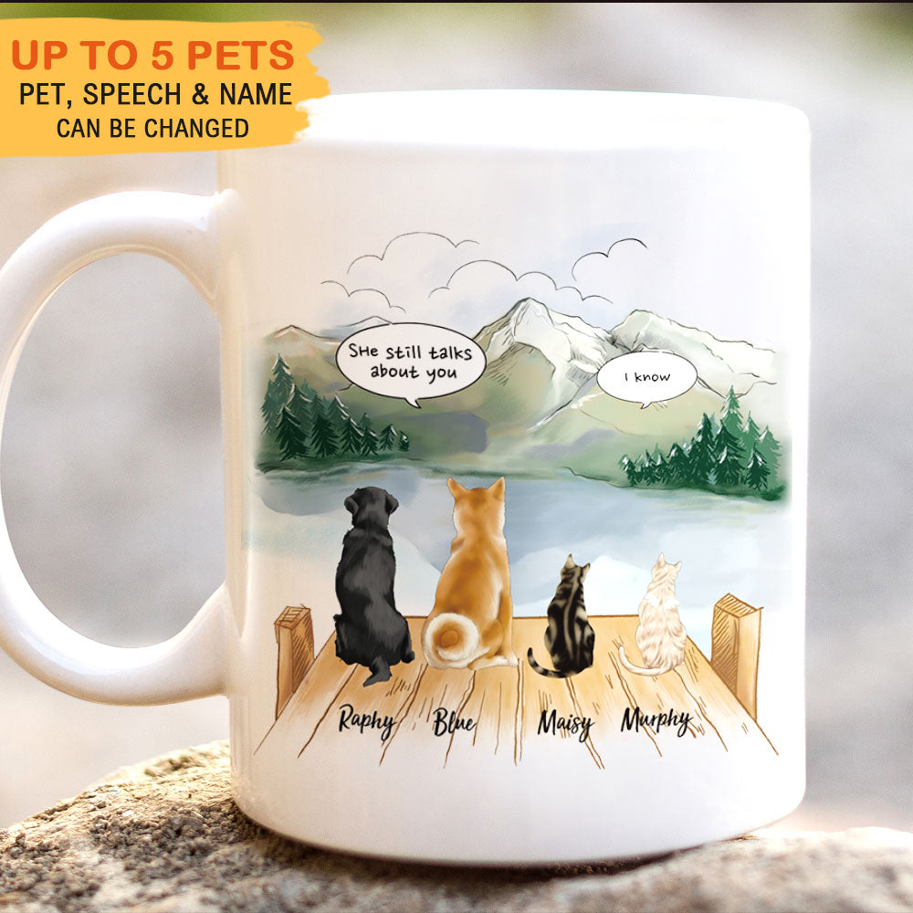 Mountain- Dog Cat - Personalized Mug For Dog&Cat Lovers AO