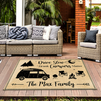 Thumbnail for Custom Home Is Where We Park It Patio Mat, Gift For Camper AB