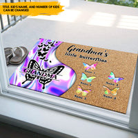 Thumbnail for Grandma's Little Butterflies - Personalized Hologram Doormat, Mother's Day AB