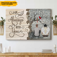 Thumbnail for I Am Always With You Memorial Personalized Canvas AK