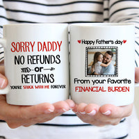 Thumbnail for No Refunds Or Returns - Personalized white mug AO