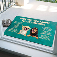 Thumbnail for They Like Me More Than They Like Humans - Customized Doormat AB