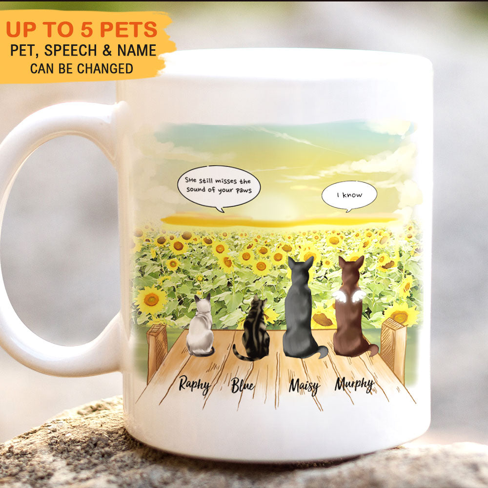 Sunflower- Dog Cat - Personalized Mug For Dog&Cat Lovers AO
