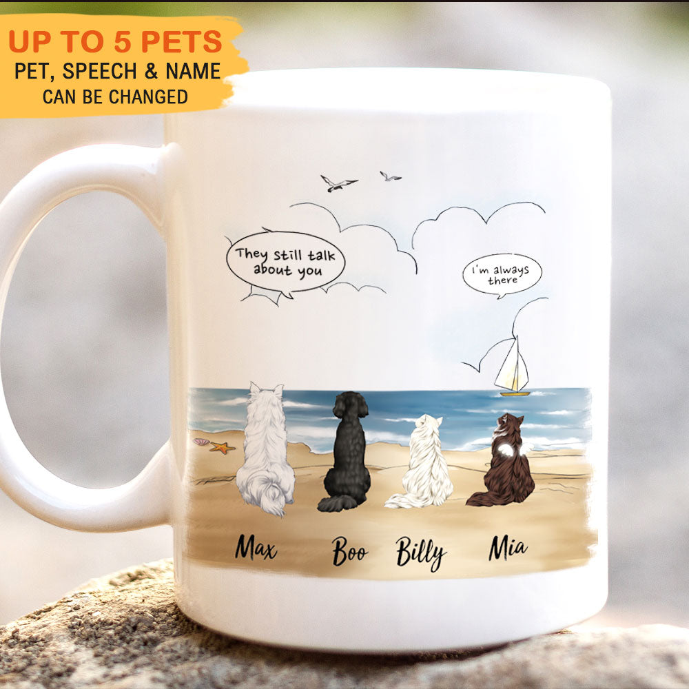 Beach- Dog Cat - Personalized Mug For Dog&Cat Lovers AO