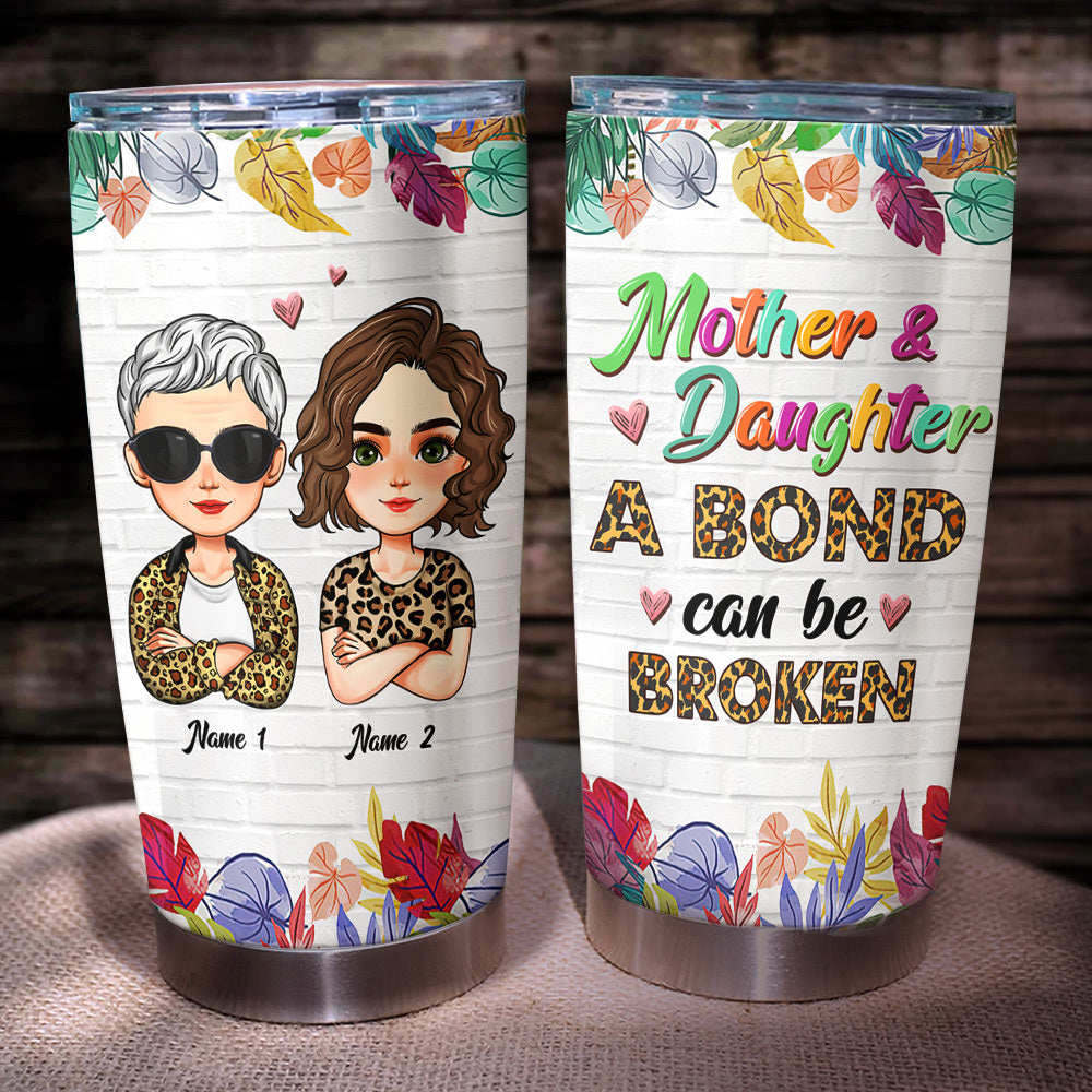 Personalized Like Mother Like Daughter Tumbler, Gift For Daughter AA